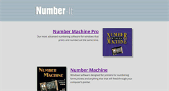 Desktop Screenshot of number-it.com